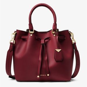 Michael Kors Blakely Leather Bucket Bag
